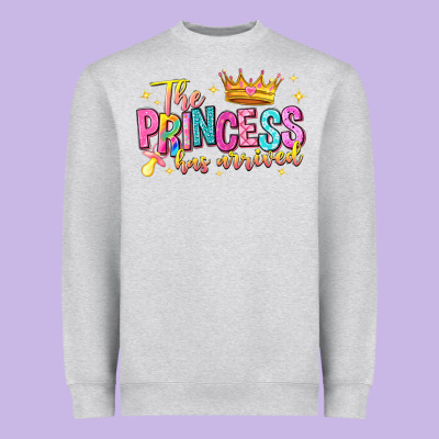 The Princess Has Arrived Heavyweight Sweatshirt Designed By Nancycooperartshop
