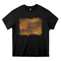 Black leopard background Heavy Core Tee - BarkalooDesign