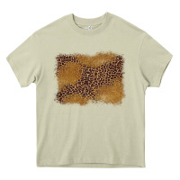 Mossy leopard background Heavy Core Tee - BarkalooDesign