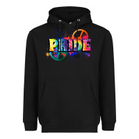 Black Hippie pride Heavyweight Hoodie - FaDigitalArtStudio