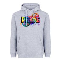 Heather Grey Hippie pride Heavyweight Hoodie - FaDigitalArtStudio