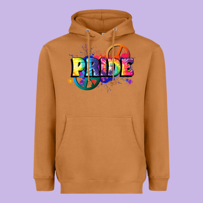 Hippie Pride Heavyweight Hoodie Designed By Fadigitalartstudio