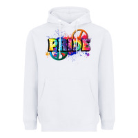 White Hippie pride Heavyweight Hoodie - FaDigitalArtStudio