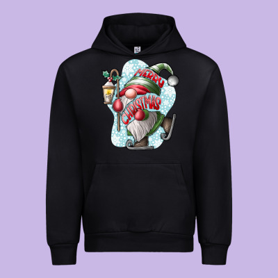 Merry Christmas Gnome Urban Hoodie Designed By Cowhidedigitalart