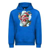 Cobalt merry Christmas gnome Urban Hoodie - CowhideDigitalArt