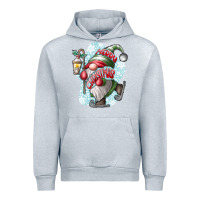 Heather Grey merry Christmas gnome Urban Hoodie - CowhideDigitalArt