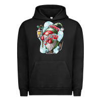 Pigment Black merry Christmas gnome Urban Hoodie - CowhideDigitalArt