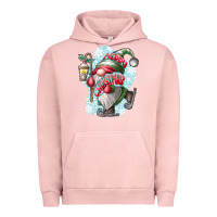 Pigment Salmon merry Christmas gnome Urban Hoodie - CowhideDigitalArt