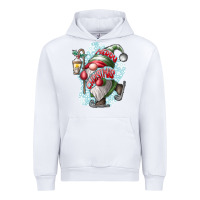 White merry Christmas gnome Urban Hoodie - CowhideDigitalArt