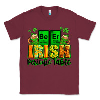 Burgundy Beer Irish Periodic table St. Patrick's Classic Tee - LillyAllenDesigns