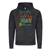 Vintage Black Living The Small Town Dream Vintage Hoodie - BundleAndBundleShop