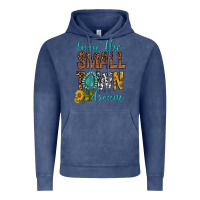 Vintage Denim Living The Small Town Dream Vintage Hoodie - BundleAndBundleShop