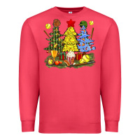 Cardinal christmas with softball trees bbs Premium Sweatshirt - BundleAndBundleShop
