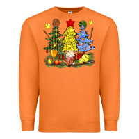 Carrot christmas with softball trees bbs Premium Sweatshirt - BundleAndBundleShop