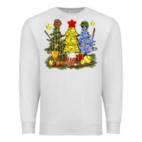 Christmas With Softball Trees Bbs Premium Sweatshirt | Teevron