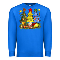 True Royal christmas with softball trees bbs Premium Sweatshirt - BundleAndBundleShop