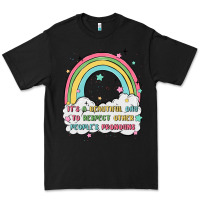 Black beautiful day to respect pronouns Premium Tee - MaliasSmallBusiness