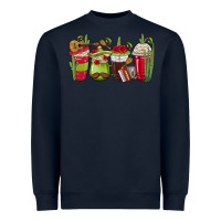 Navy Mexico Coffee Cups Heavyweight Sweatshirt - texasbilliewilder