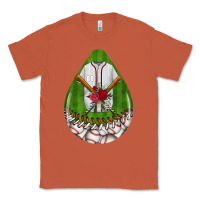 Copper baseball and western roses teardrop  2 Classic Tee - BundleAndBundleShop