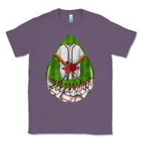 Lavender baseball and western roses teardrop  2 Classic Tee - BundleAndBundleShop