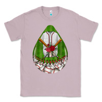 Lilac baseball and western roses teardrop  2 Classic Tee - BundleAndBundleShop