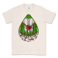 Natural baseball and western roses teardrop  2 Classic Tee - BundleAndBundleShop