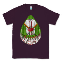 Plum baseball and western roses teardrop  2 Classic Tee - BundleAndBundleShop
