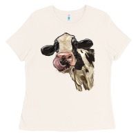 Bone Cute Holstein Heifer Ladies Tee - LillyAllenDesigns