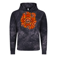 Cloud Black Thanksgiving Turkey With Tartan Patch Vintage Hoodie - BundleAndBundleShop