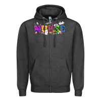 Charcoal Heather Easter nurse Easter Day Zipper Hoodie - HowdyJamesFarm
