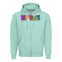 Seafoam Easter nurse Easter Day Zipper Hoodie - HowdyJamesFarm