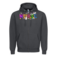 Smoke Easter nurse Easter Day Zipper Hoodie - HowdyJamesFarm