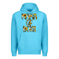 Ocean Blue Mama of Both Premium Hoodie - CowCowDesign