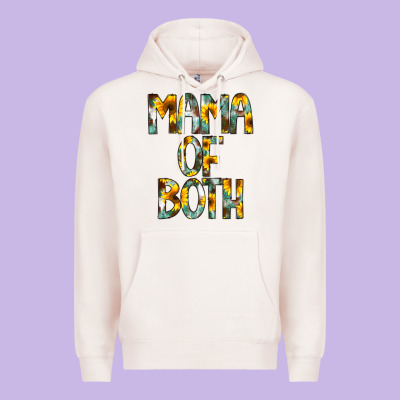 Mama Of Both Premium Hoodie Designed By Cowcowdesign