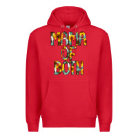 Red Mama of Both Premium Hoodie - CowCowDesign