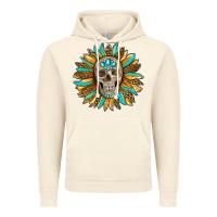 Vintage Artic sunflower with skull Vintage Hoodie - RanaPortraitStore