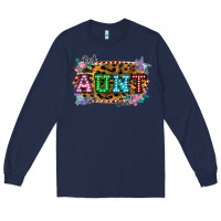 Navy Best Aunt Ever! Long Sleeve Tee - Bettercallsaul