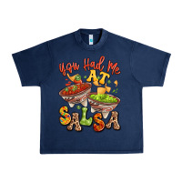 Navy you had me at salsa Urban Heavy Tee - LillyAllenDesigns