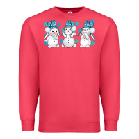 Cardinal snowman winter bbs Premium Sweatshirt - BundleAndBundleShop