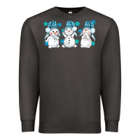 Smoke snowman winter bbs Premium Sweatshirt - BundleAndBundleShop
