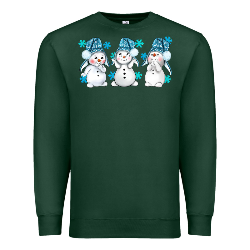 Snowman Winter Bbs Premium Sweatshirt by BundleAndBundleShop | Teevron