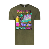 Vintage Olive rolling into seventh grade Vintage Tee - BundleAndBundleShop