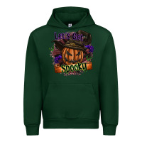 Forest Green lets get spooky Urban Hoodie - SublimationCraftShop