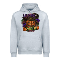 Heather Grey lets get spooky Urban Hoodie - SublimationCraftShop