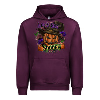 Mauve Wine lets get spooky Urban Hoodie - SublimationCraftShop