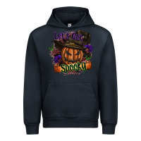 Navy lets get spooky Urban Hoodie - SublimationCraftShop