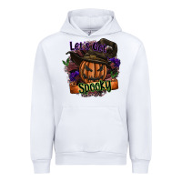 White lets get spooky Urban Hoodie - SublimationCraftShop