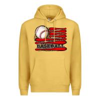 Antique Gold leopard baseball flag Premium Hoodie - JahusDesignShop