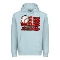 Blue Mist leopard baseball flag Premium Hoodie - JahusDesignShop