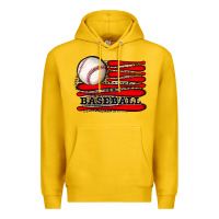 Lemon leopard baseball flag Premium Hoodie - JahusDesignShop
